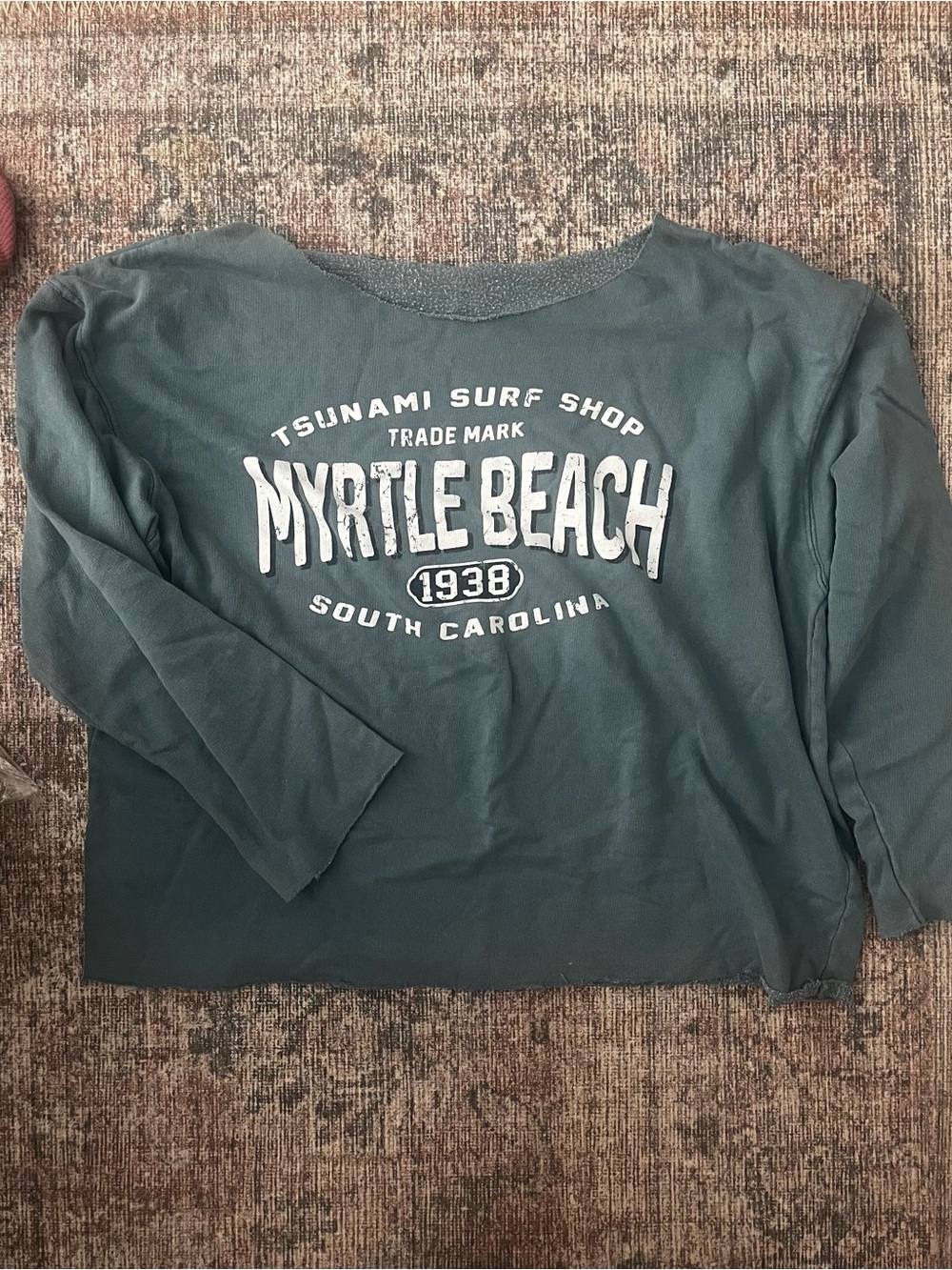 Tsunami Surf Shop Myrtle Beach Long Sleeve Tee - Green